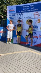 Ragazzi che festeggiano insieme alla fine di una partita